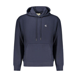 Blue Cotton Men's Sweatshirt