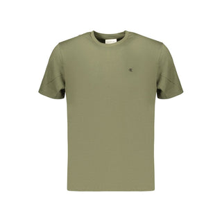 Green Cotton Men's T-Shirt