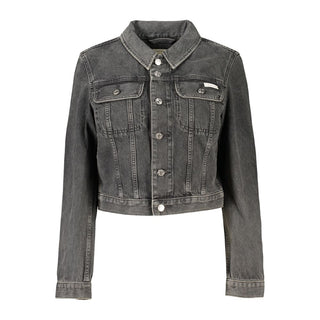 Black Cotton Women's Jacket