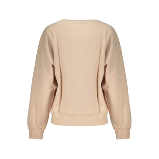 Pink Cotton Women's Sweatshirt