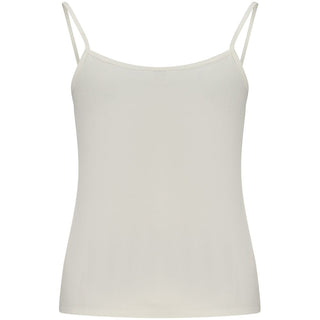 White Cotton Womens Tank