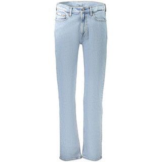 Jeans azzurro de algodón para hombre
