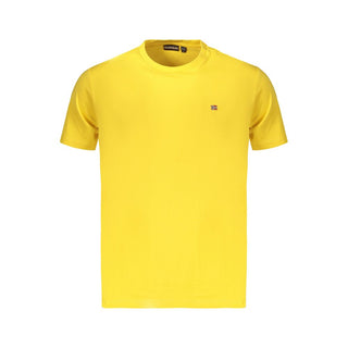 Gelbes Herren-T-Shirt aus Baumwolle