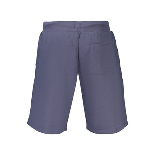 Blue Cotton Mens Sweatpants