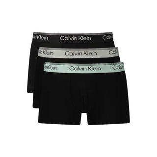 Boxer de poliéster negro para hombre