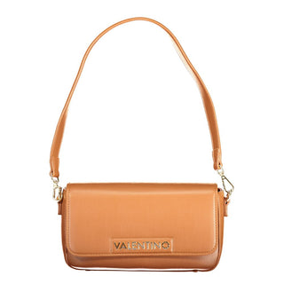 Brown Polyurethane Women's Bag