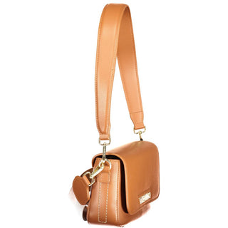 Brown Polyurethane Women's Bag