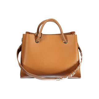 Brown Polyurethane Women's Bag