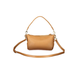 Brown Polyurethane Women's Bag