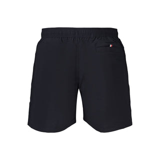 Blue Polyester Men's Swimwear