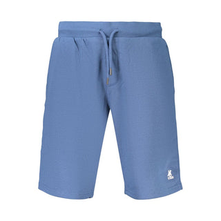 Blue Cotton Men's Pants