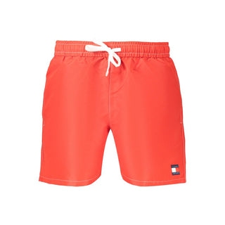 Rosso Polyester Men's Swim Short