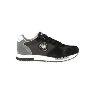 Zapatillas negras de poliuretano para hombre