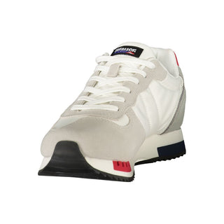 White Polyurethane Mens Sneaker