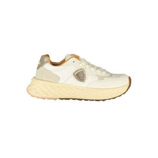 Zapatilla para mujer beige de poliuretano