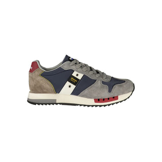 Zapatilla para hombre de poliuretano azul
