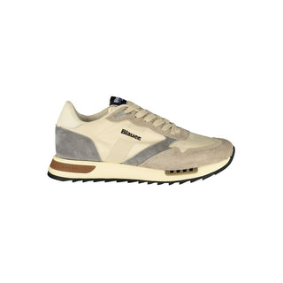 Zapatilla para hombre beige de poliéster