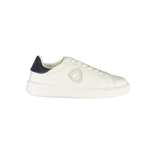 Zapatilla masculina de poliuretano blanca