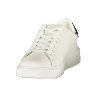 Zapatilla masculina de poliuretano blanca