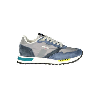 Zapatillas para hombre de poliéster azul