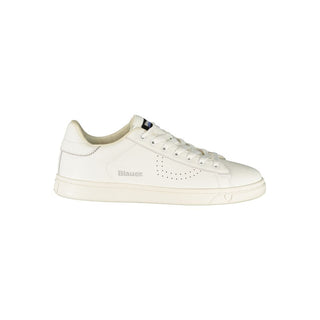 Zapatilla masculina de poliuretano blanca