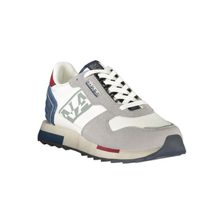 Zapatilla deportiva para hombre de poliéster blanco  