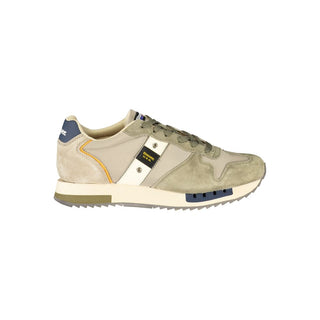 Zapatillas de poliuretano verde para hombre  