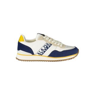 Zapatilla deportiva para hombre de poliéster blanco  