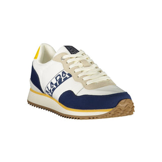 Zapatilla deportiva para hombre de poliéster blanco  