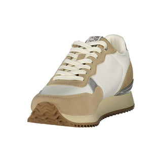 Bianco Polyester Women's Sneakers