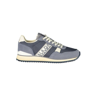 Blue Polyurethane Men's Sneaker
