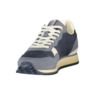 Blue Polyurethane Men's Sneaker