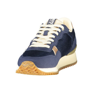 Zapatilla para mujer azul de poliéster