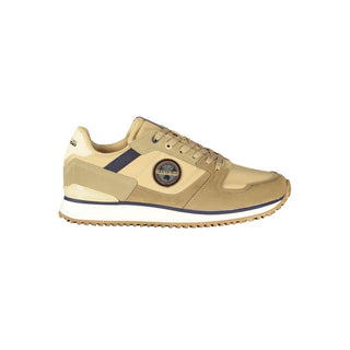 Brown Polyurethane Men's Sneaker