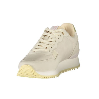 Pink Polyester Women's Sneaker