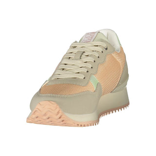 Zapatillas para mujer de poliéster rosa