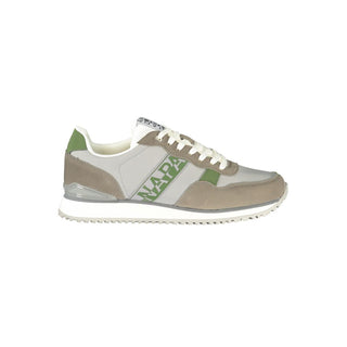 Gray Polyester Men's Sneaker