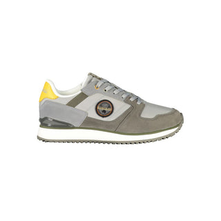 Gray Polyester Men's Sneaker