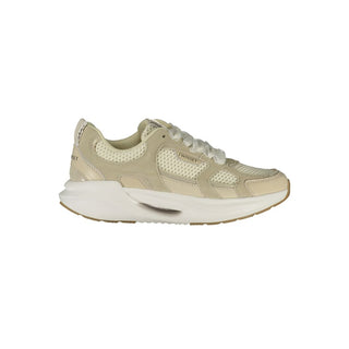 Beige Fabric Womens Sneaker