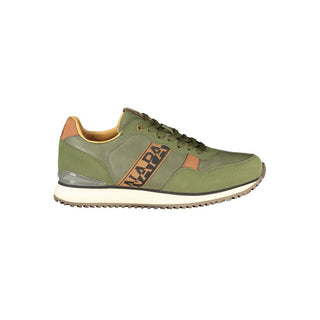 Verde Polyester Mens Sneaker