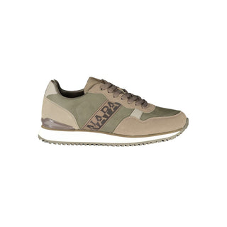 Verde Polyurethane Uomo Sneaker