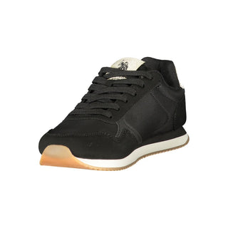Zapatillas de mujer de poliuretano negro