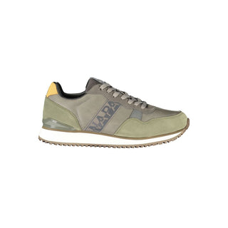 Grey Polyester Men's Sneaker