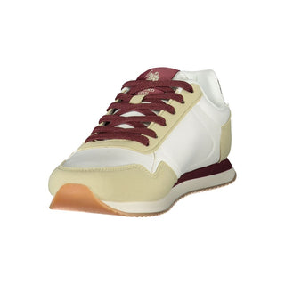 White Polyurethane Women's Sneaker