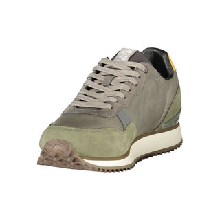 Zapatilla deportiva de poliéster gris para hombre
