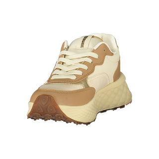 Brown Polyurethane Women's Sneaker