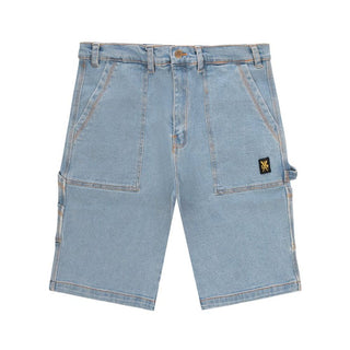 Blue Cotton Bermuda Shorts