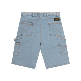 Blue Cotton Bermuda Shorts