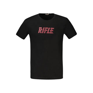 Camiseta de algodón negro