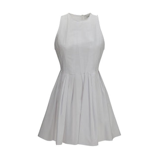 Vestido casual blanco de algodón